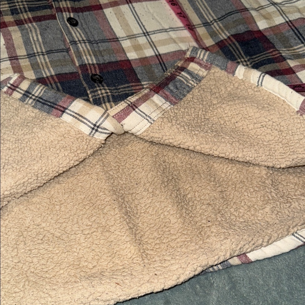 Wrangler Plaid Shirt Jacket XL - Picture 10 of 10